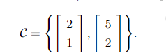 C =
2
5
{[³] [3]}}
1
2