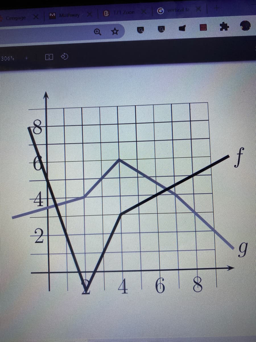 M Mathway
B 171 Zoon
Gertical taX
Cengage
306
f
4
4
6 8
of
