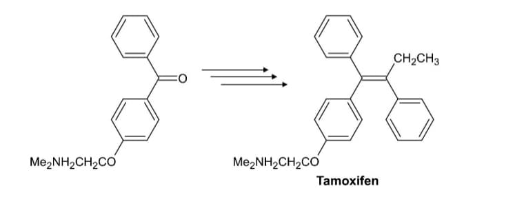 Me2NH2CH2CO
Me2NH2CH2CO
Tamoxifen
CH2CH3