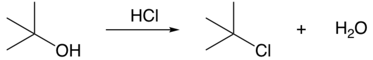 ОН
HCI
CI
+
H2O