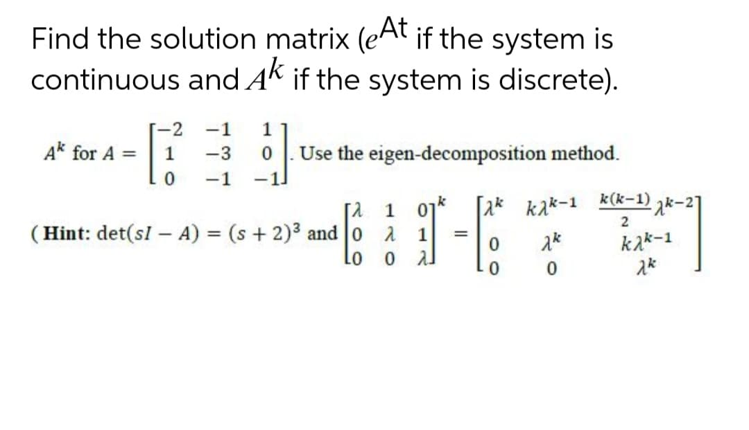 eigen-decomposition
