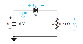 + VD.
Si
+
E= 6 V
R20.2 k V,
