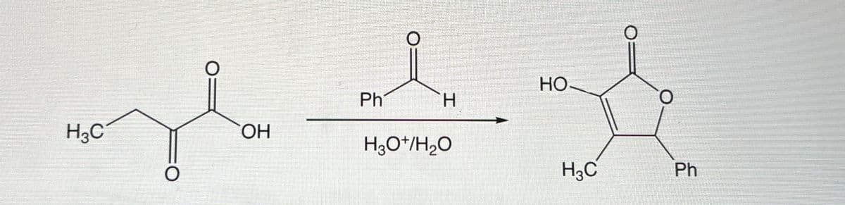 H3C
OH
Ph
HaO+/H2O
HO.
H3C
Ph