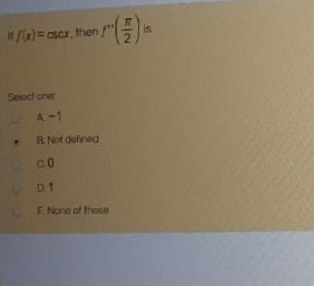 /e)= cscr, then
is
