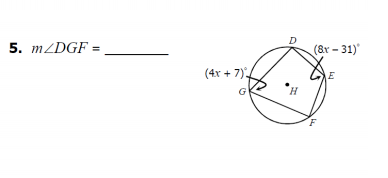 5. m/DGF =
(&r - 31)
(4x + 7)4
H.
the
