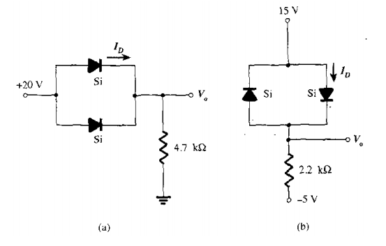 15 V
+20 V
Si
Si
Si
Si
4.7 k2
2.2 k2
-5 V
(a)
(b)
