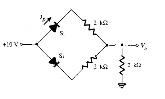 2 kΩ
Si
+10 Vo
V.
Si
2 ΚΩ
2 ΚΩ
