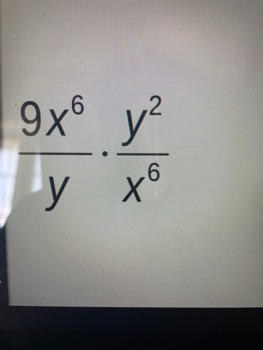 9x y²
6.
y x°
