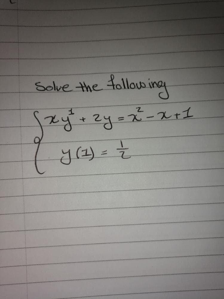 Solve the following
-ス+エ
%3D
