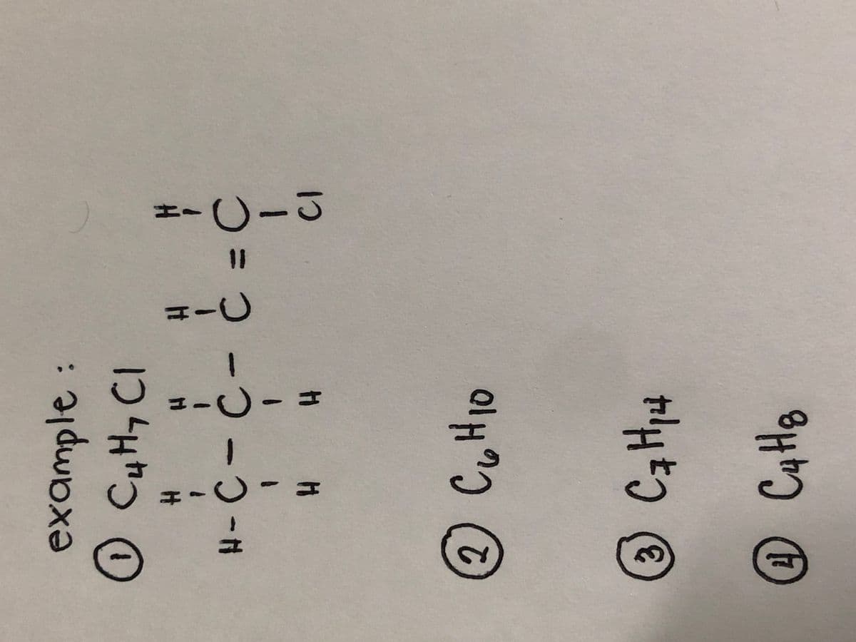 example
-C-C- C = C
CcHIO
CatHle
