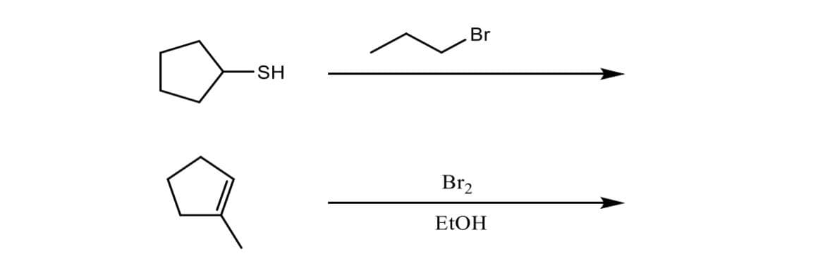 SH
Br
Br₂
EtOH