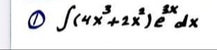 (4x+2x)e dx
