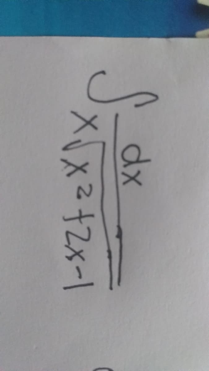 S
dx
x√√x²+2x-1