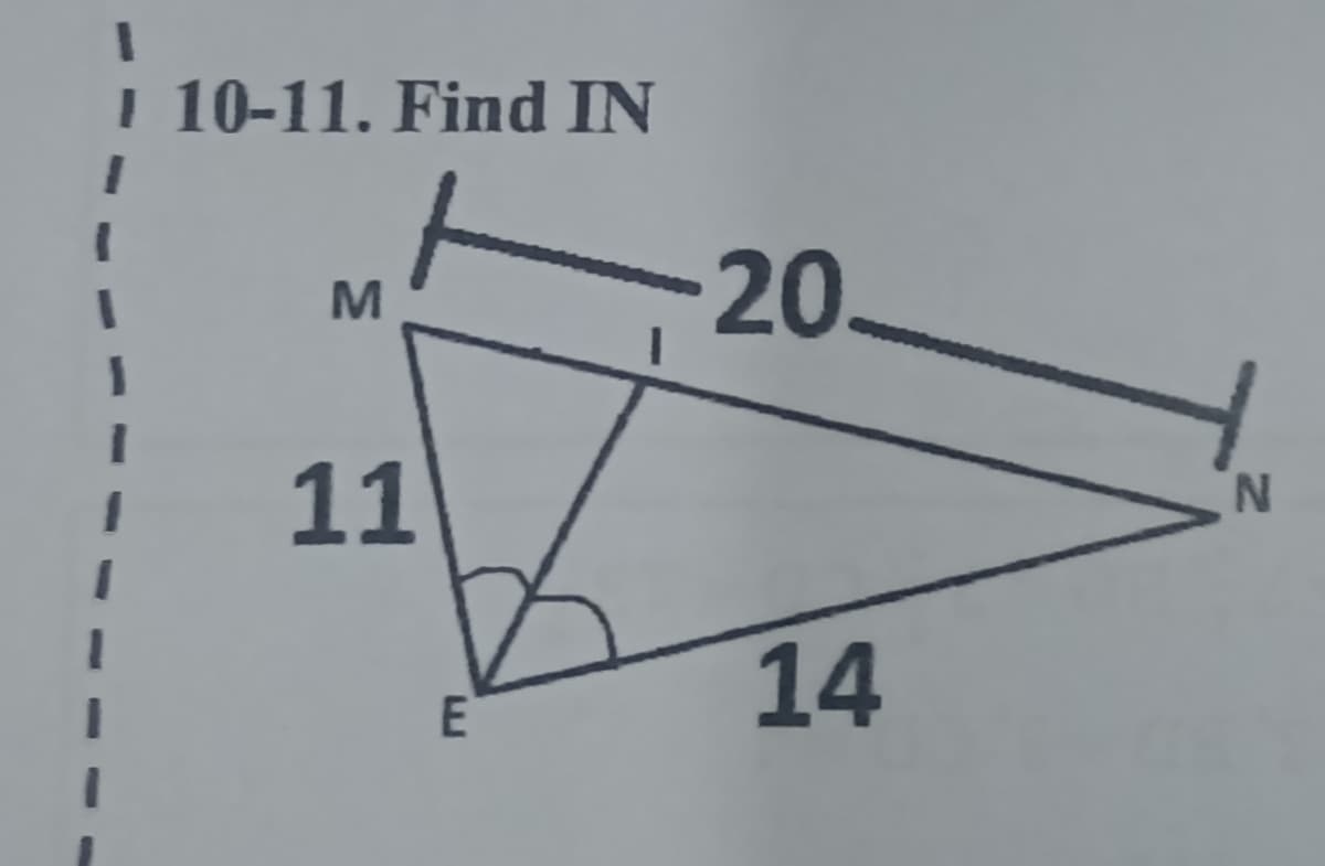 I 10-11. Find IN
20
11
N.
14
