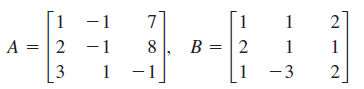 -1
2
B =
-1
2
3
-3
-1
