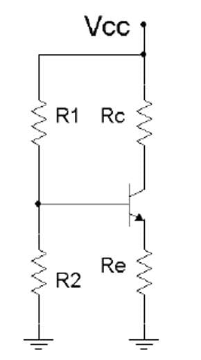 Vcc
R1 Rc
Re
R2
