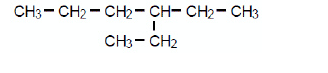 CH3- CH2 - CH2- CH- CH2- CH3
CH3- CH2
