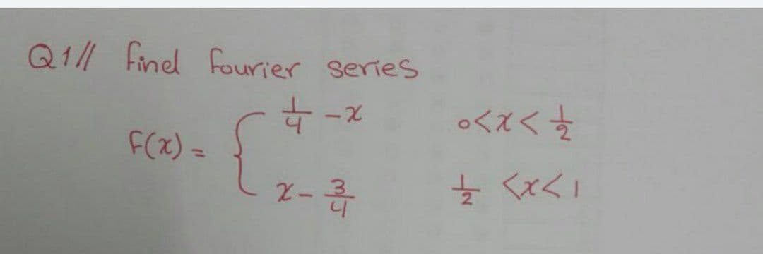 Q1 finel fourier series
1
F(x) =
%3D
