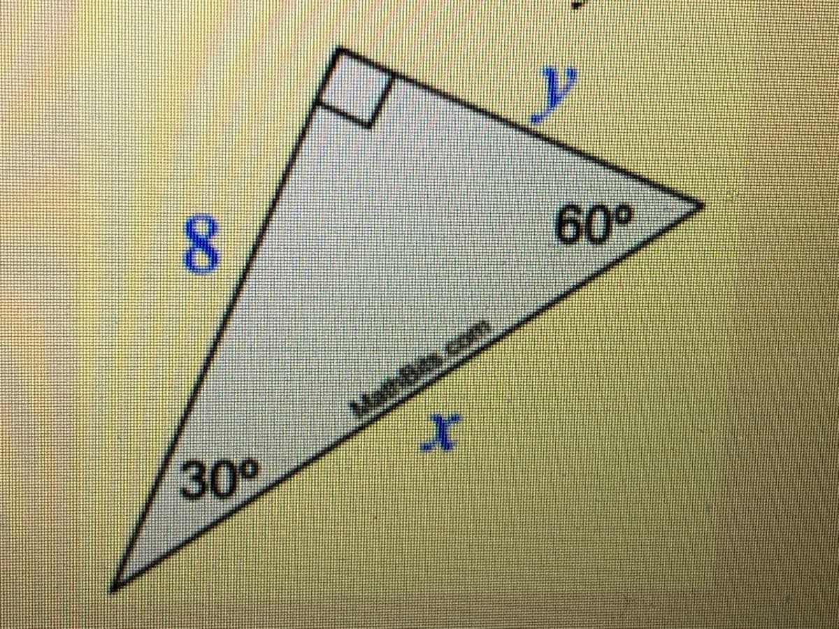 y
8.
60°
MathBts
30°
