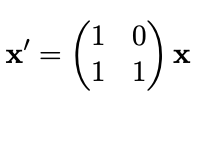 x' =
1
X
1
