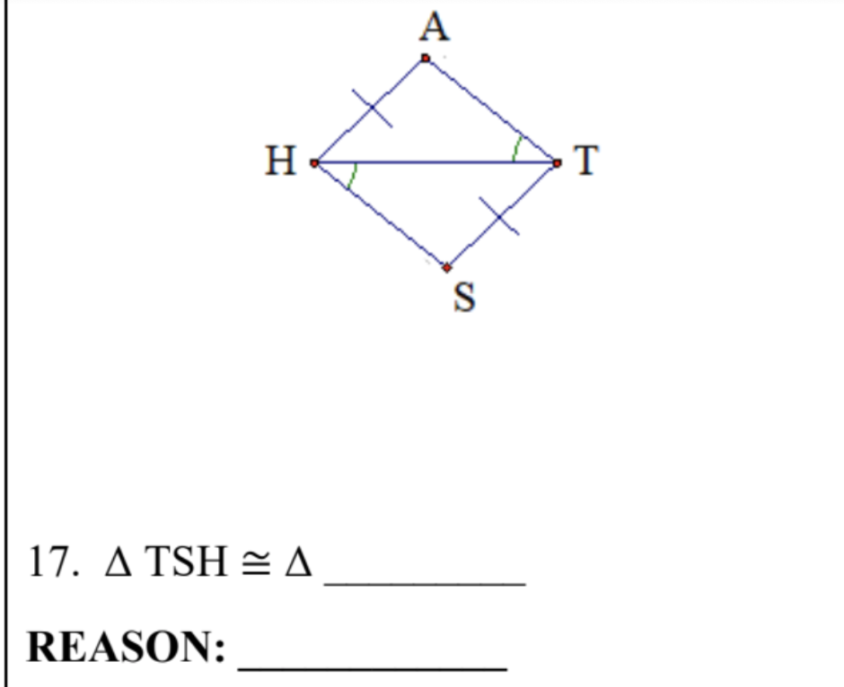 A
H
•T
S
17. Δ TSH Δ
REASON:
