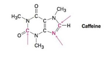 CH3
H3C.
N.
C-H
Caffeine
CH3
C=U
