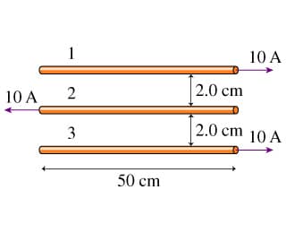 1
2.0 cm
10 A
2.0 cm 10 A
10 A
2
3
50 cm