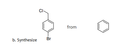 Cl-
from
Br
b. Synthesize
