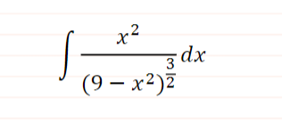 dx
3
(9 — х?)2
