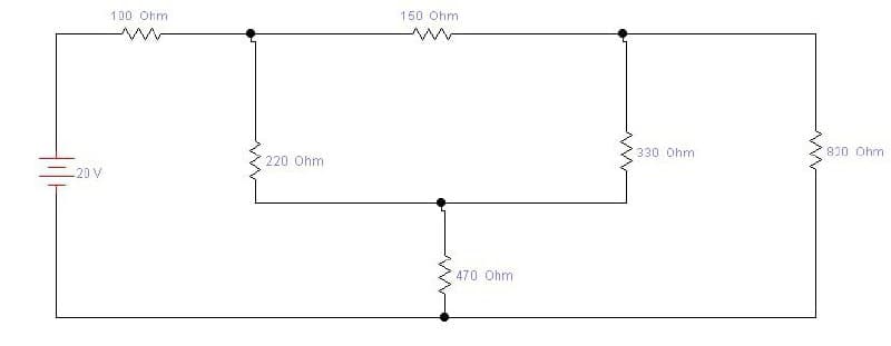 100 Ohm
150 Ohm
330 Ohm
810 Ohm
220 Ohm
20 V
470 Ohm
