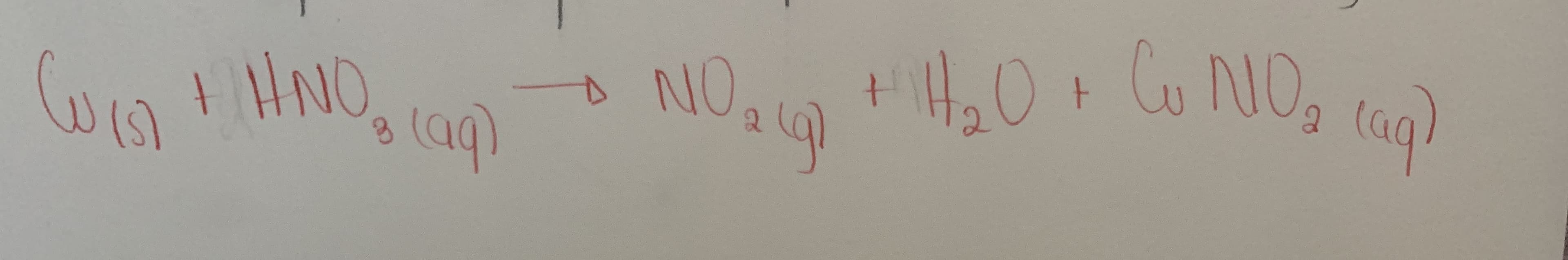 CuNOg
10
(aq)
NO
(5)
