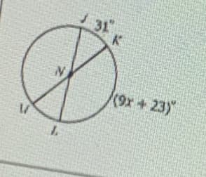 31
(9x+23)"
