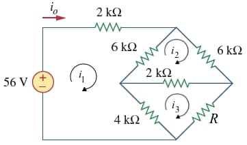 2 ΚΩ
6 k2
6 kQ
2 k2
56 V
4 kΩ
