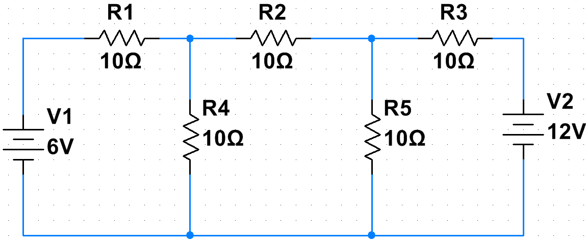 R1
R2
R3
102
102
102
R4
R5
V2
V1
-12V
6V
:10Ω
102
