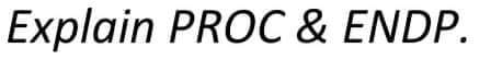 Explain PROC & ENDP.