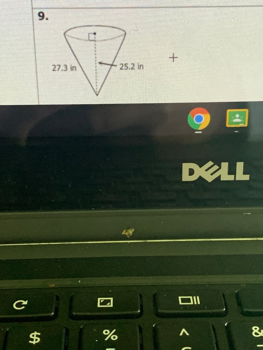 9.
27.3 in
25.2 in
DELL
%24
