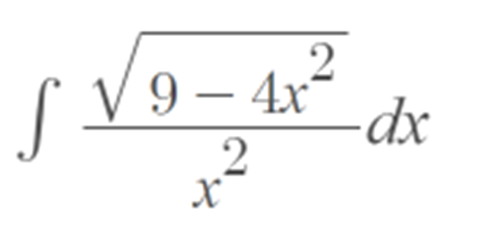 S
√√9-41²
2
2
X
dx