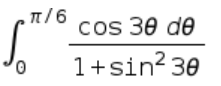 n/6
cos 30 de
1+sin? 30
