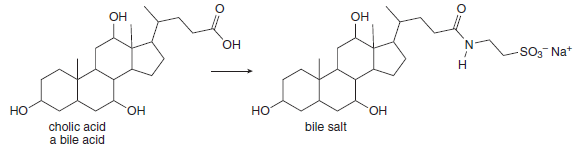 Он
ОН
N°
Он
SO3- Nat
н
"Он
но
Но
ОН
cholic acid
bile salt
a bile acid
O.
