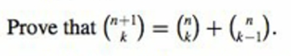 Prove that (+¹)=()+(²1).