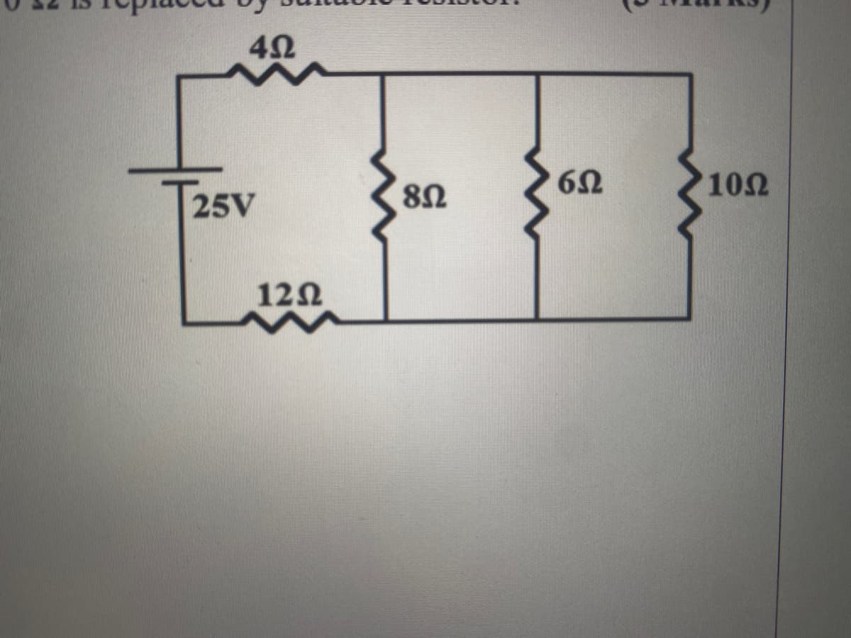 4Ω
6Ω
10Ω
T25V
8Ω
12Ω
