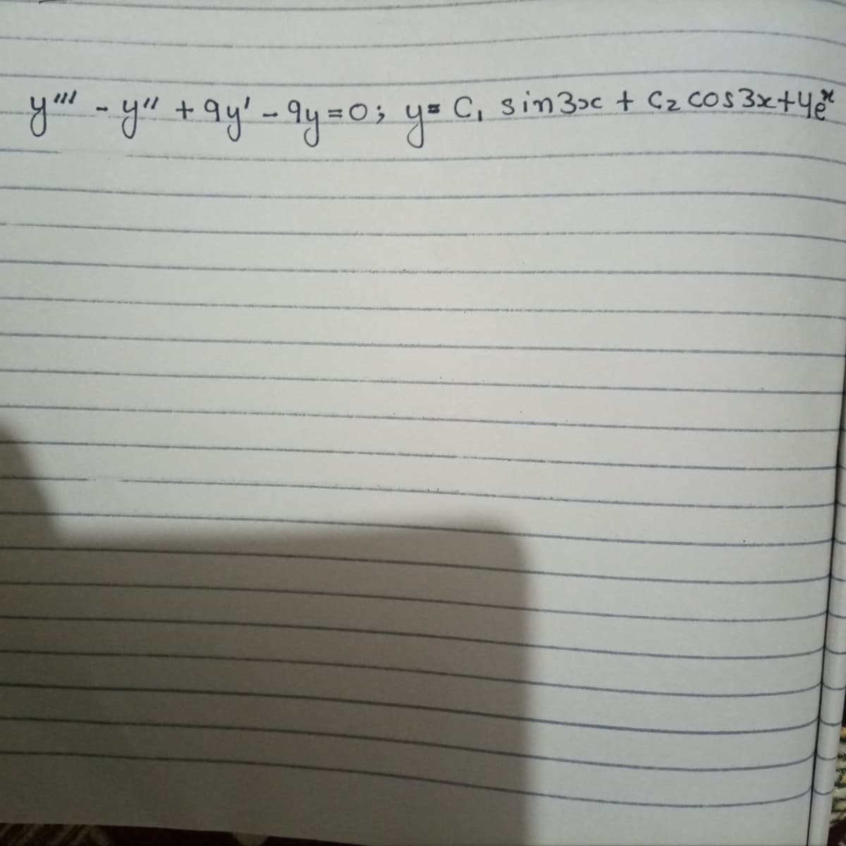 you -yu +ay!~gy=0; ye
C, sin3>c + Cz COS 3x+48*
