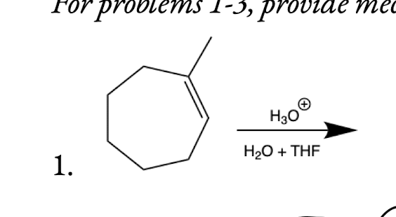 proble
1-3, proviae
H30
H20 + THF
1.
