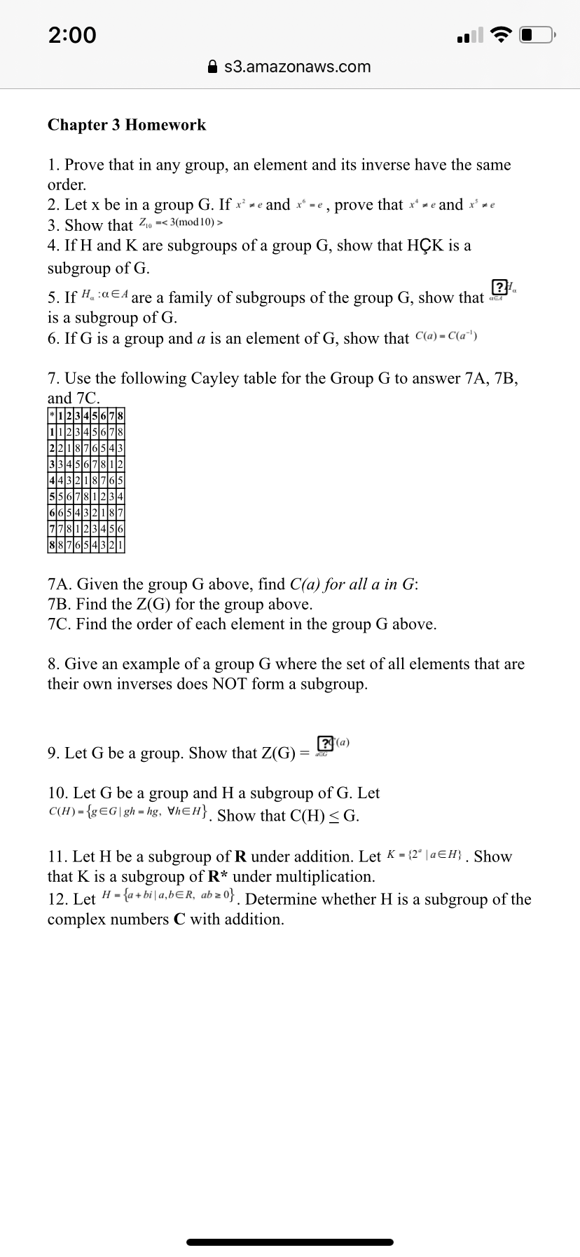 Let x be in a group G. If x' - e and x* - e , prove that x - e and x' = e
