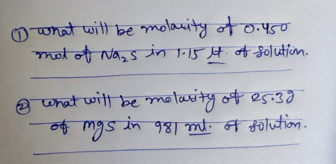 0 प्ळे पणी be m .पन्ग
দ ল No,5 गस 15 फ नीট ০n.
8 what witt be molarity of e5:30
वक "S
in
१४॥ 2 न माजी.
