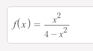 Ax) =
4 – x?
