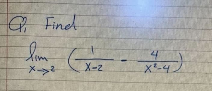 G Find
him G
4.
X²-4
メ→2
X-2
