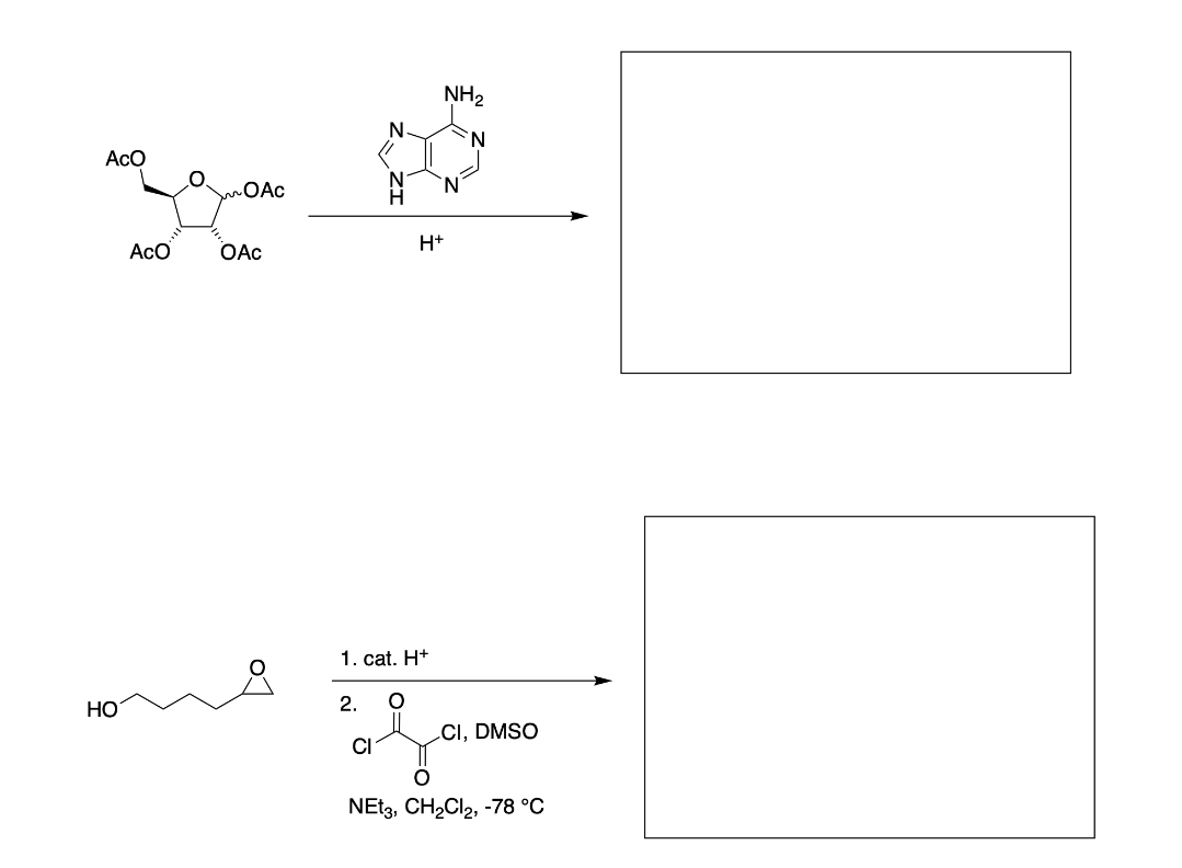 NH2
N.
AcO
mOAC
AcO
OAc
H+
1. cat. H+
HO
2.
CI, DMSO
CI
NET3, CH2CI2, -78 °C
