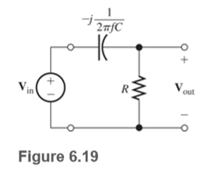 -j
2nfC
Vin
V.
out
Figure 6.19
+ 1
