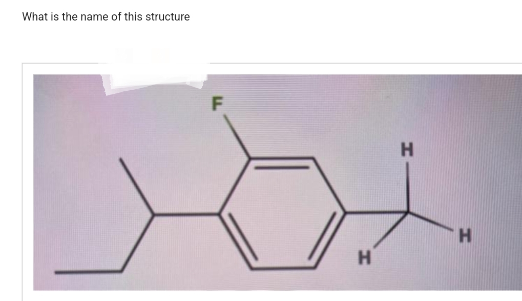 What is the name of this structure
Н
Н
Н